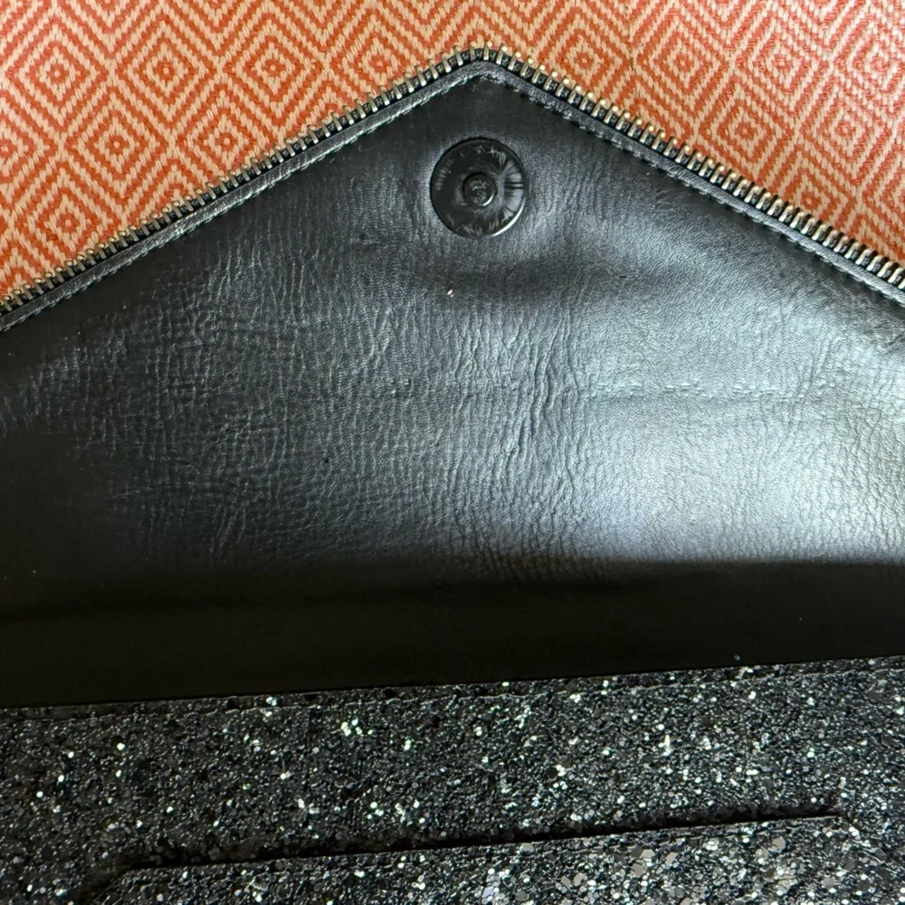 Rebecca Minkoff Black Glitter Clutch - Picture 5 of 5
